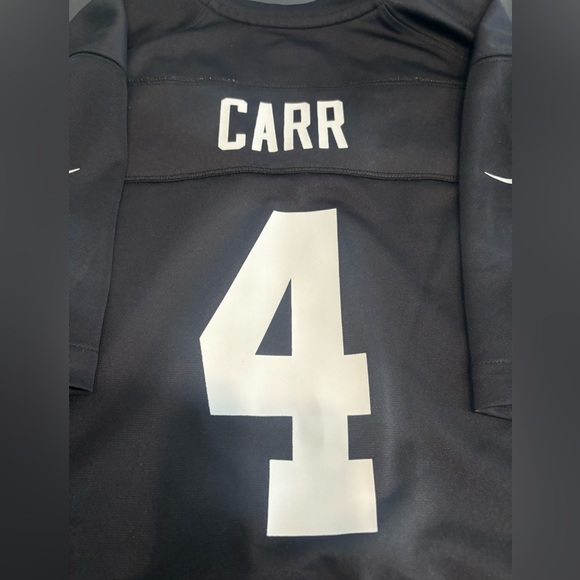 Las Vegas Raiders Derek Carr On Field Woman’s Jersey Size Large * By Nike - Picture 7 of 10